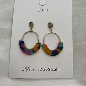 Loft Acrylic Drop Earrings